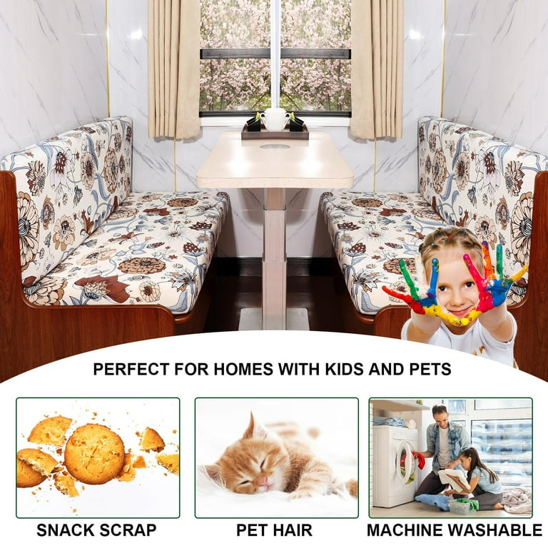 Sofa Cover Dinette Booth Cushions Rv Dinette Cushion Covers Boho