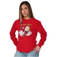 thumbnail image 4 of Christmas Dennis Santa Beard Thief Unisex Plus Size Long Sleeve Shirt Brisco Brands 3X, 4 of 5