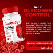 Glucocyn Advanced Formula Sugar Support Capsules Natural Glycogen Supplement 120 Capsules