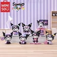 thumbnail image 2 of Caja ciega Kuromi MINISO genuino Sanrio, serie de trucos o trato hecha a mano, colección de muñecos, modelo Kawaii, regalo de cumpleaños de Halloween, 2 of 4