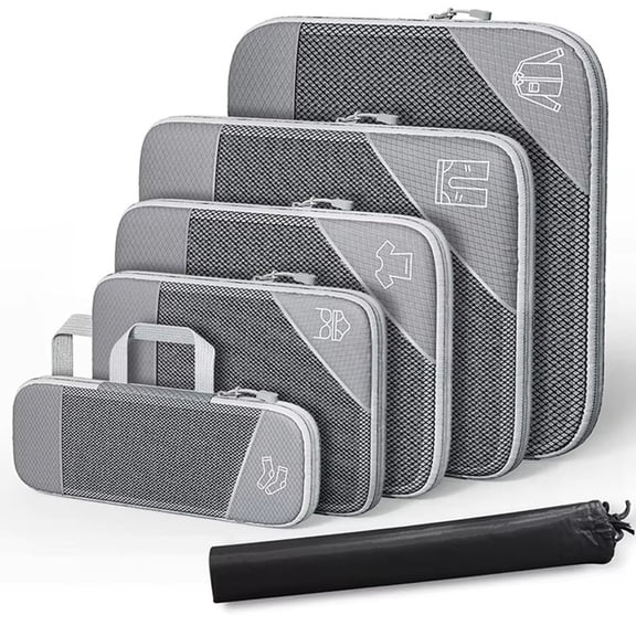 6 * Travel Packing Cubes-As Shown