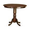 thumbnail image 3 of East West Furniture TRVN5-MAH-C Counter Height Dining Table & 4 Chairs, Trenton, 3 of 4