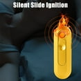 thumbnail image 6 of Lighter Electric Candle Lighter Thin And Light Induction Charging Lighter Gradient Windproof Cigarettes Lighter Mini Pocket Portable Cool Color Light Igniter, 6 of 6