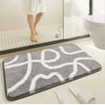 thumbnail image 6 of Avdolw Non-Slip Microfiber Bath Rug - Absorbent Quick-Dry Bath Mat, Machine-Washable Anti-Skid Shower Carpet,15.7x23.6 In, 6 of 6