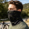 thumbnail image 3 of Neck Gaiter Face Mask Bandana for Dust Wind Sun Protection for Men Women Black One Size, 3 of 4