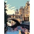 thumbnail image 1 of Bridge of Sighs Cambridge University on Cam River Unframed Wall Art Print Poster Home Decor Premium, 1 of 4