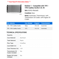thumbnail image 2 of Radiator 1 - Compatible with 1991 - 1993 Cadillac Seville 4.9L V8 - Autopart Premium, 2 of 2