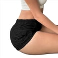 thumbnail image 2 of Pantalones Cortos Cargo para Mujer, Elásticos, Ajustados, Estilo Y2K, para Ropa Urbana Harajuku Negro S, 2 of 5