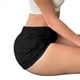 thumbnail image 2 of Pantalones Cortos Cargo para Mujer, Elásticos, Ajustados, Estilo Y2K, para Ropa Urbana Harajuku Negro L, 2 of 5