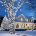 thumbnail image 4 of 210ft 600 LED Christmas String Lights, 2Pack Plug-in Twinkling Lights with 8 Modes, Waterproof String Lights for Indoor Outdoor Decorations(White), 4 of 7