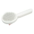 thumbnail image 4 of Cat Grooming Brush Stainless Steel One Button Self Cleaning Pets Comb Brush Tool for Cats Dogs Pink, 4 of 9