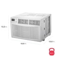 thumbnail image 3 of Amana 6,000 BTU 115V Window-Mounted Air Conditioner with Remote Control, AMAP061CW, 3 of 11