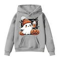 thumbnail image 5 of Ccpelsie Kids Hoodies for Boys Fall Winter Pullover Toddler Warm Hooded Sweatshirt Active Shirts(Grey,6-7 Years), 5 of 5