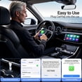 thumbnail image 6 of Wireless Carplay Adapter, TERUNSOUl 2 in 1 Apple CarPlay and Android Auto Adapter Convert Wired to Wireless Dongle for Apple Android, Plug and Play Dongle for iOS 10+ & Android 10+,Silver, 6 of 10