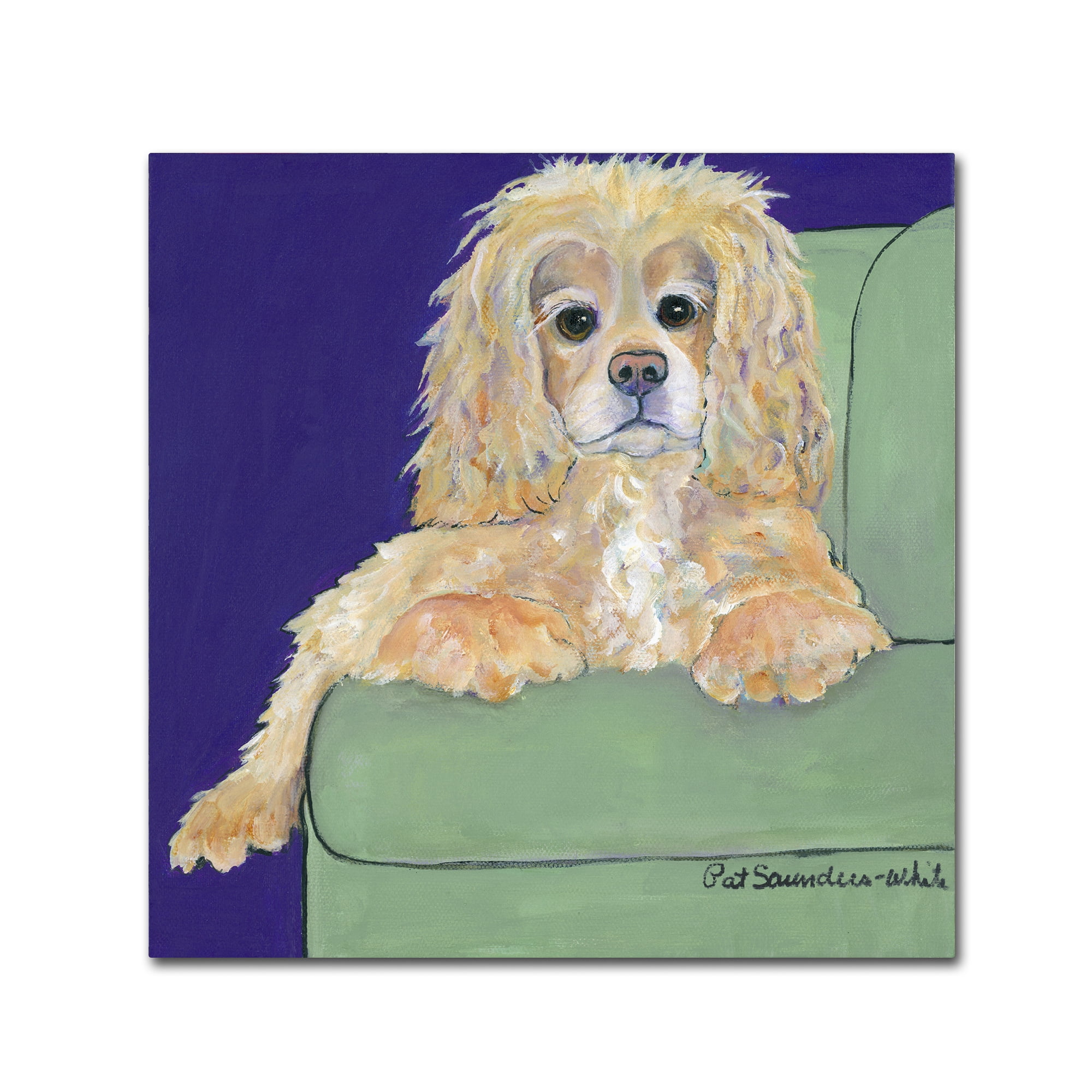 Trademark Fine Art "Betty Boop" Canvas Art by Pat Saunders-White