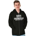 thumbnail image 5 of Grandpa Knows Everything Grandfather Zip Hoodie Sweatshirt Men Brisco Brands L, 5 of 6