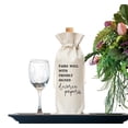 thumbnail image 4 of Divorce Gifts For Women, Divorce Party Decorations For Women, Wine Bag Gifts For Newly Divorced Woman Men Freshly Signed Divorce, Breakup, Happily Divorced, 1 Pc Burlap Wine Bottle Cover Bag (A21), 4 of 5
