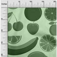 thumbnail image 2 of oneOone Viscose Jersey Mint Fabric Fruits Sewing Fabric By The Yard Printed Diy Clothing Sewing Supplies 60 Inch Wide, 2 of 7