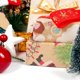 thumbnail image 4 of Caja de papel kraft para envolver regalos de Navidad - Papel decorativo Muñeco de nieve Copo de nieve Papel de regalo - 1, 4 of 5
