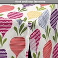 thumbnail image 4 of Turnips Dog Crate Cover, Doodle Style Hand Drawn Veggies Stripes Waves or Zigzags Organic Foods Print, Easy to Use Pet Kennel Cover Small Dogs Puppies Kittens, 7 Sizes, Ivory Multicolor, by Ambesonne, 4 of 6