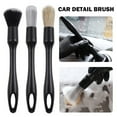 thumbnail image 1 of Hands DIY 3pcs Car Detailing Brushes Set Soft Auto Detailing Brush Kit Interchangeable Different Sized Car Detail Cleaning Tool Reusable Car Detailing Brush for Car Interior Exterior Wheels, 1 of 9
