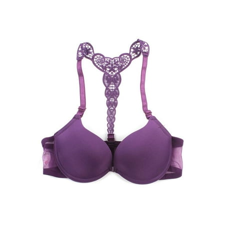 

Topumt Women Smooth Lace Bra Brassiere Lady Front Closure Racerback Push Up Bras Vest Underwear