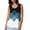 Blue, variant on Womens Tank Top Plaid Color Block Sleeveless Summer Casual Slim Fit Camisole Shirts Red XXL