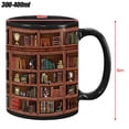 thumbnail image 3 of Taza de café en novedad Sunnimix Taza de estantería de biblioteca 301-400ml cerámica, 3 of 8