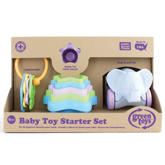 Set de inicio de juguetes Green Toys Baby de 8 piezas para desarrollar habilidades motoras