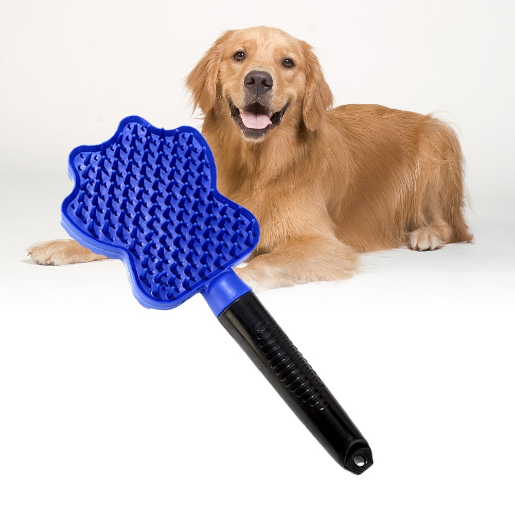 dog brush that catches hair