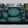 thumbnail image 4 of KUIFORTI Green Mandala Car Seat Cover 4 PCS ,Car Front Seats and Rear Bench Cove Universal Vehicle Seats Cushion Pad Mat Automotive Interior Protection Accessories, 4 of 7