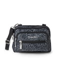 thumbnail image 1 of Baggallini Bolso bandolera pequeño con triple cremallera para mujer - Riñonera convertible de 8x6 pulgadas - Ligero resistente al agua, 1 of 5