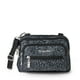 thumbnail image 1 of Baggallini Bolso bandolera pequeño con triple cremallera para mujer - Riñonera convertible de 8x6 pulgadas - Ligero resistente al agua, 1 of 5