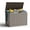 Grey, variant on 90 Gallon Resin Deck Storage Box Lockable Outdoor Patio Furniture Garden Tool Container Waterproof Exterior Box
