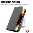 thumbnail image 4 of Feishell Wallet Case For iPhone 12 Pro/12, Magnetic Folio Card Slots Holder Kickstand Premium PU Leather TPU Shockproof Interior Protective Case [RFID Blocking] For iPhone 12/12 Pro, Gray, 4 of 10