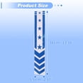 thumbnail image 3 of Unique Bargains Front Fender Arrow Sticker Decoration Motorcycle Warning Reflective Tape Waterproof Pet Reflective Material Blue 1 Pcs 34 cm x 5.5 cm, 3 of 6