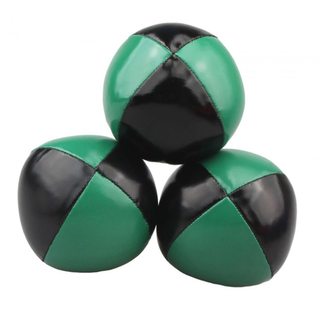 Pelota de malabarismo de cuero PU Strade Fareast Limited para niños 6,3 cm 3 piezas