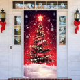 thumbnail image 3 of Holiday Party Santa Door Cover Decorative Tapestry for Festive and Entryway Styling, 3 of 5