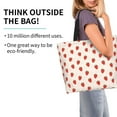 thumbnail image 2 of Disketp Hand Drawn Strawberry Bolsa Tote Estampada para Mujer, Bolso de Hombro y de Mano para Compras y Viajes, 2 of 8