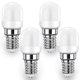 thumbnail image 1 of E14 LED Bulb for Fridge, 2W SES (20W-25W Equivalent), 140LM, Cool White 6000K, 4-Pack, 1 of 5