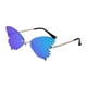 thumbnail image 2 of Gafas de sol ligeras de mariposa con protección Hugo Azul sin marco, 2 of 6