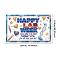 thumbnail image 3 of Colorful Design Lab Week Science Banner Decorative Elements Appreciation Backdrop for Lab Week Celebrations Workplace Events Staff Recognition, 3 of 8