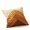 Brown and Amber Gold, variant on Phantoscope Pleated Velvet Geometric Throw Pillow, Chevron Patchwork Decorative Accent Pillow, Brown and Amber Gold, 18 x 18 in, 1 Pack