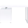thumbnail image 5 of White Rectangular 3-drawer Desk - Swap Rods for Function - In Work & Study - Customizable Workspace, 5 of 6