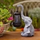 thumbnail image 4 of Solar Estatua Elefante Y Creativa para Jardín Exterior (gris), 4 of 9