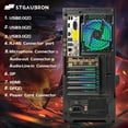 thumbnail image 4 of STGAubron Gaming Desktop PC, RX 5700 8G, Intel Core i5-9400F up to 4.1G, 16G DDR4, 1T SSD, WiFi, BT 5.0, RGB Fan x4, Windows 11 Home, 4 of 6