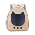 thumbnail image 1 of Innerwin Dog Carrier Backpack Adjustable Bag Zipper Cats Waterproof Front Carriers Hands-Free For Small Medium Dogs Side Pockets Mesh Plain Padded White One Size, 1 of 9