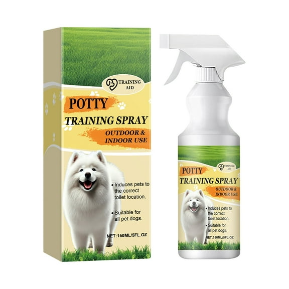 Pet Dog Inducer, Easy Guide, Pet Pee In A Fixed Positioning Defecation Inducer Puppy Training Pee Pads 150Ml Spray*1, Potty Training Aid For All Dogs, Indoor & Outdoor Toilet