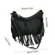 thumbnail image 3 of Bolso de hombro con borlas para mujer para desplazamientos al trabajo - Bolso casual de nylon cruzado con flecos para uso diario, 3 of 6