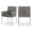 Gray and Silver, variant on Pemberly Row Contemporary Mint Chenille Fabric Dining Chair (Set of 2)
